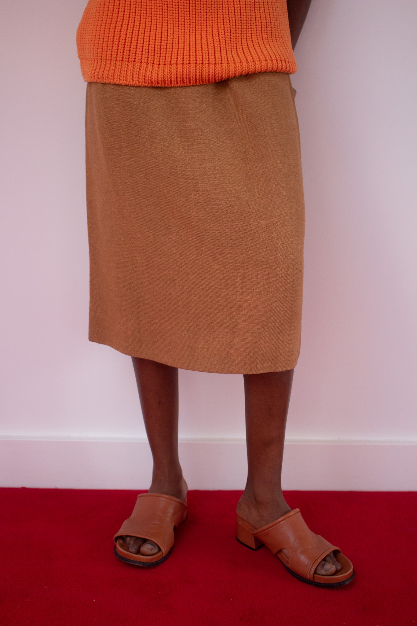 Hermès Linen Skirt