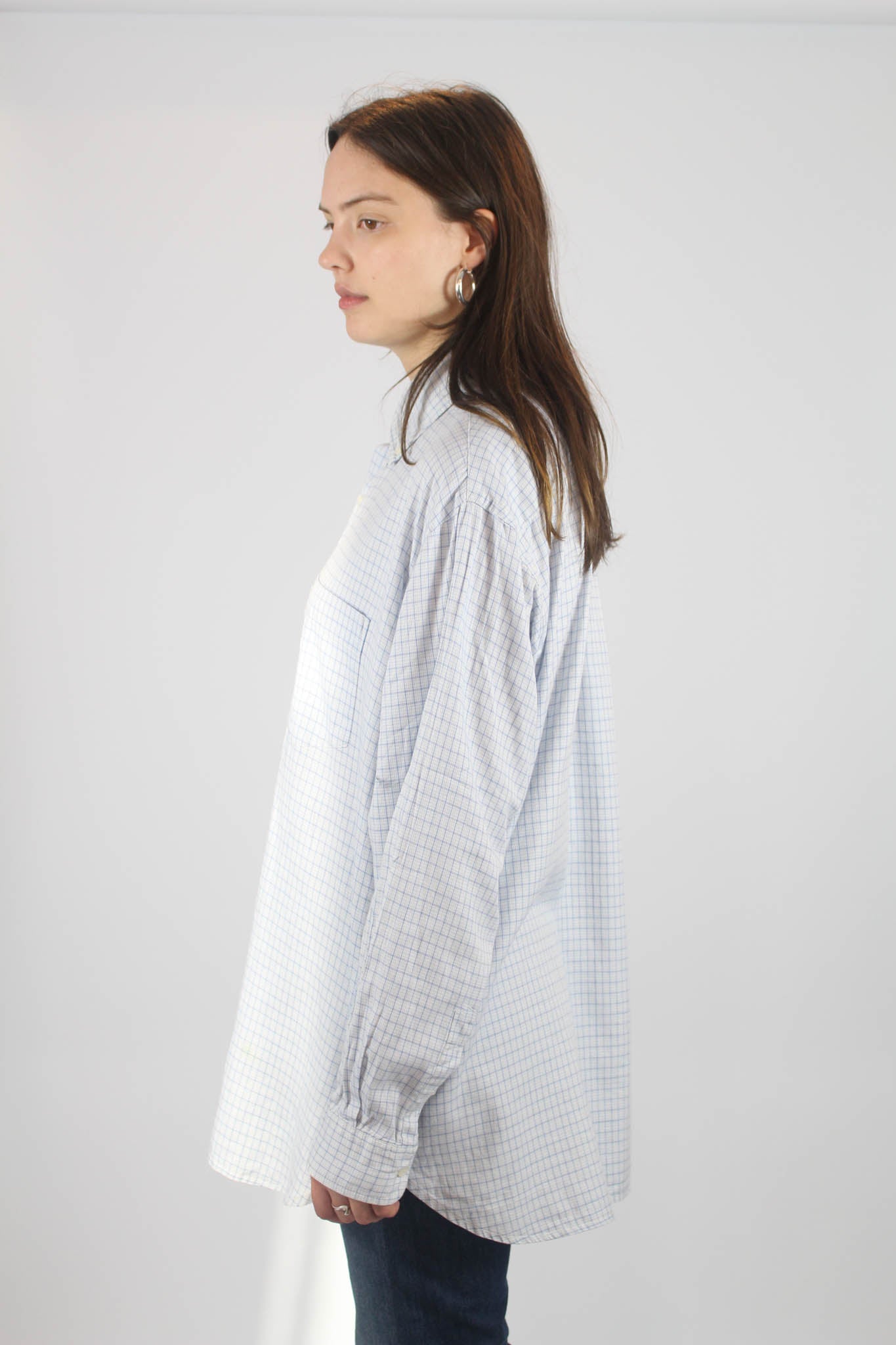 Blue Check Valentino Jeans Shirt