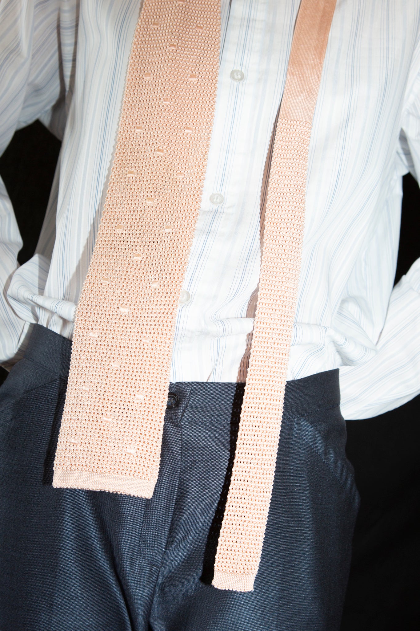 Silk Blend Knitted Tie
