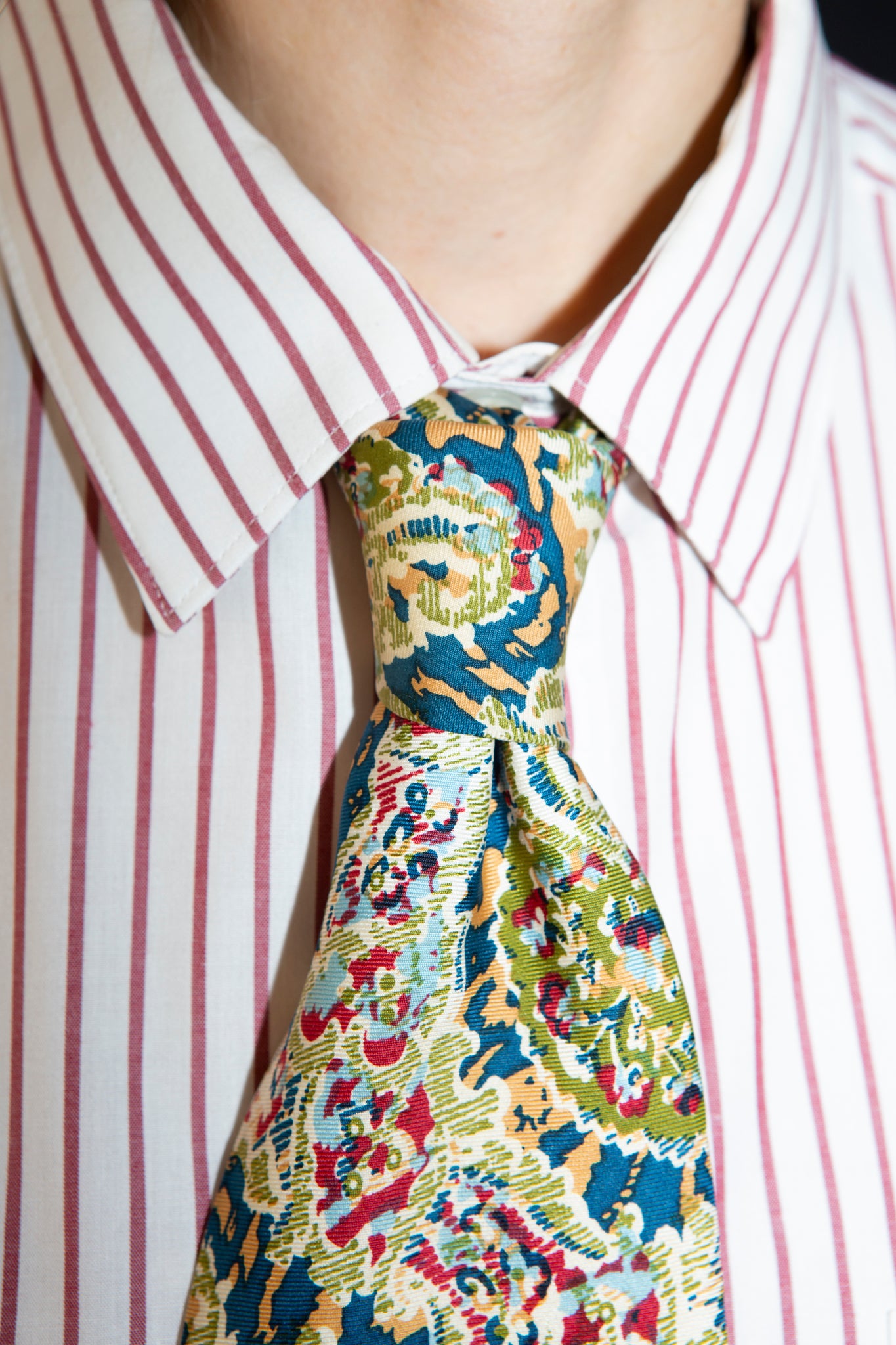 1970s YSL Silk Tie