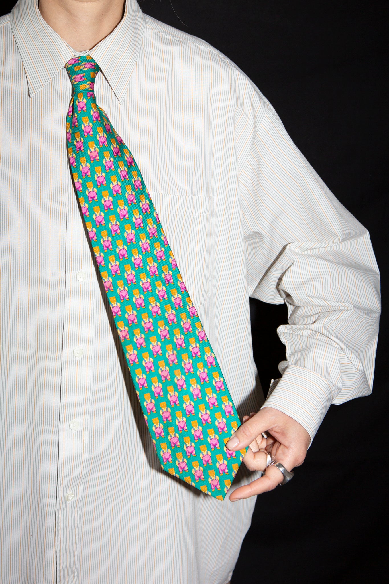 1990s Gianni Versace Bear Tie