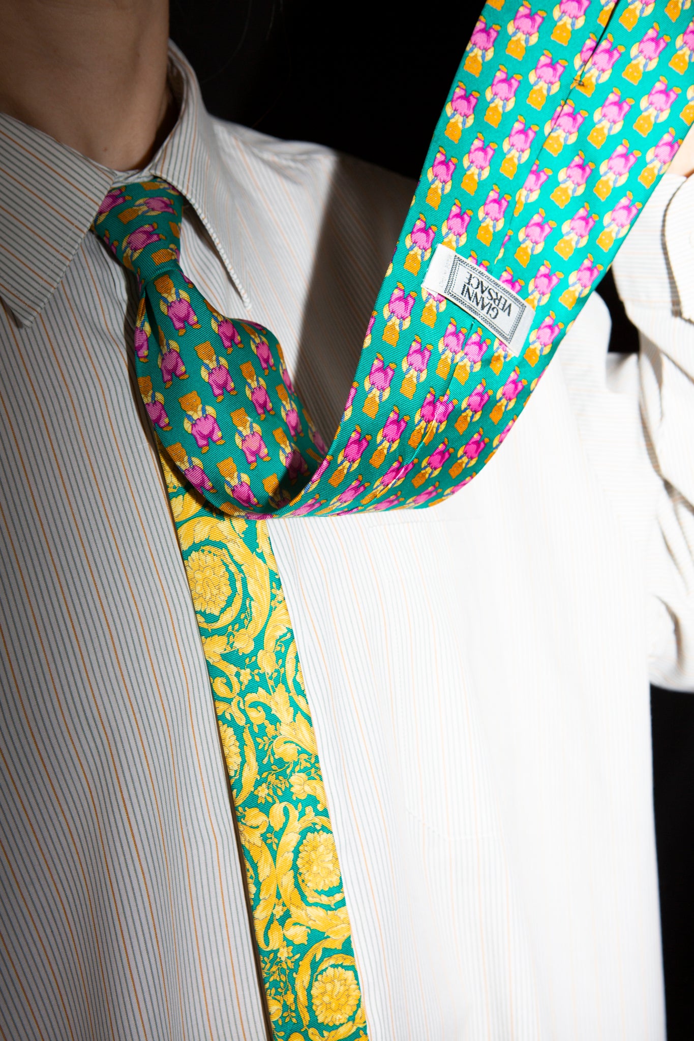 1990s Gianni Versace Bear Tie