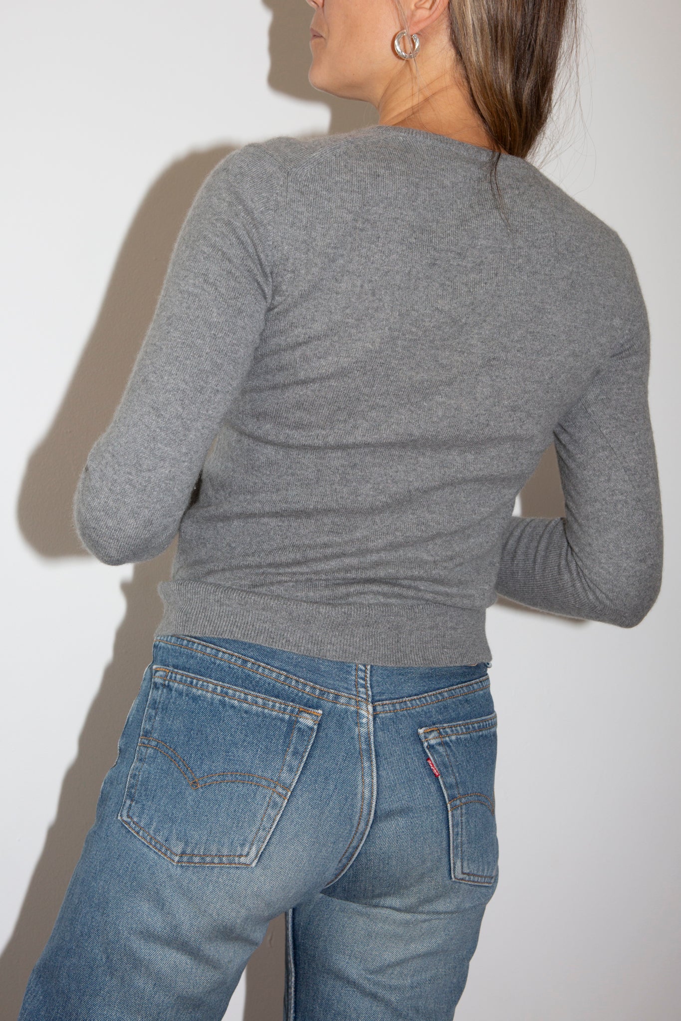 Grey Cashmere Jumper
