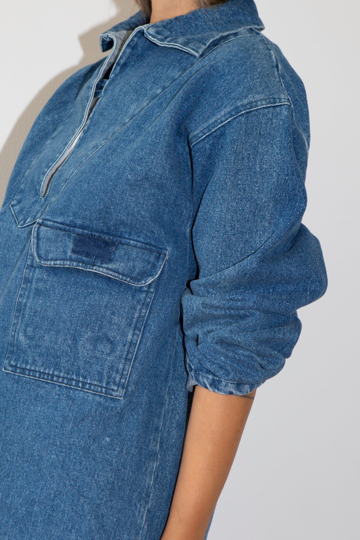 Denim Sailor Smock