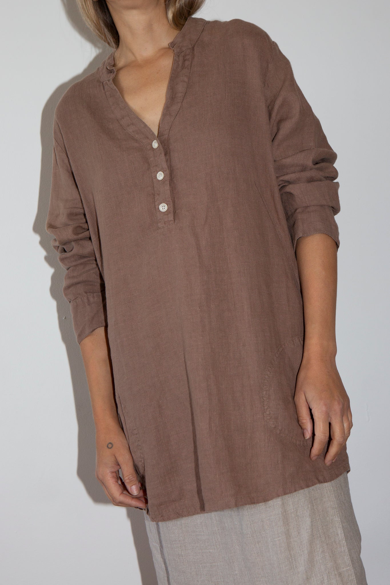 Linen Grandpa Tunic