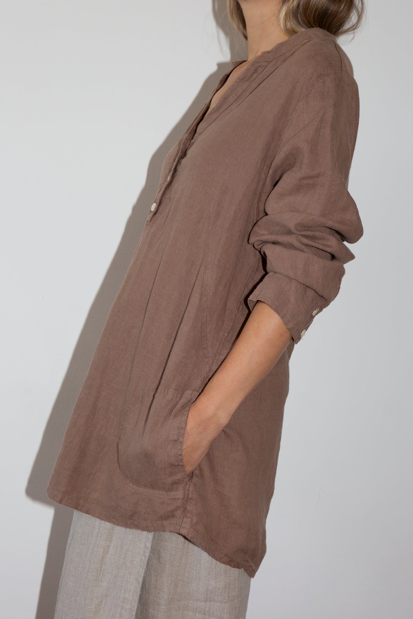 Linen Grandpa Tunic