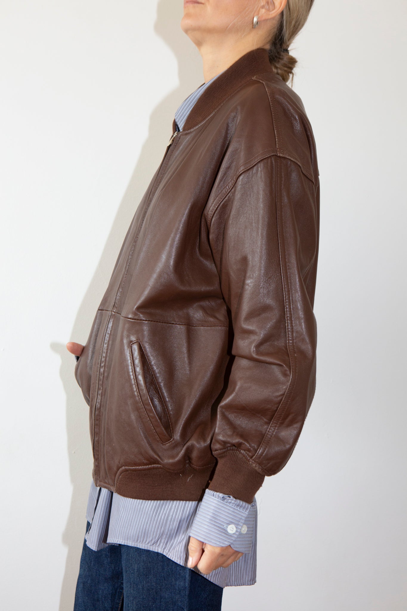 Leather Bomber