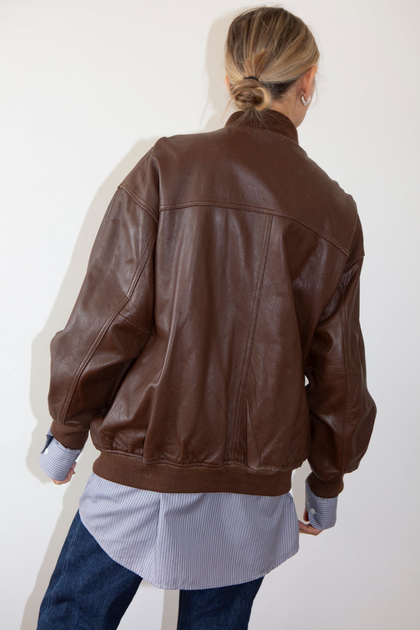 Leather Bomber