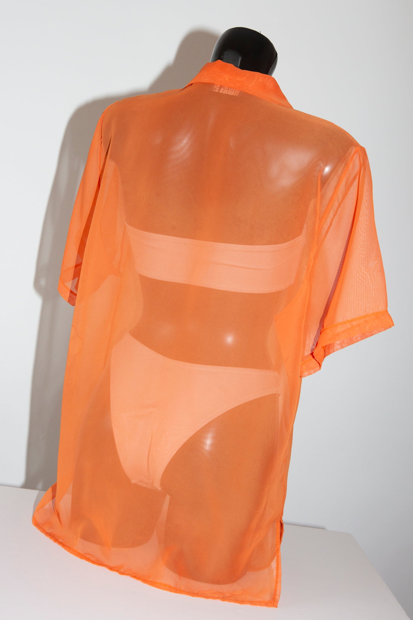 Orange Sheer Shirt
