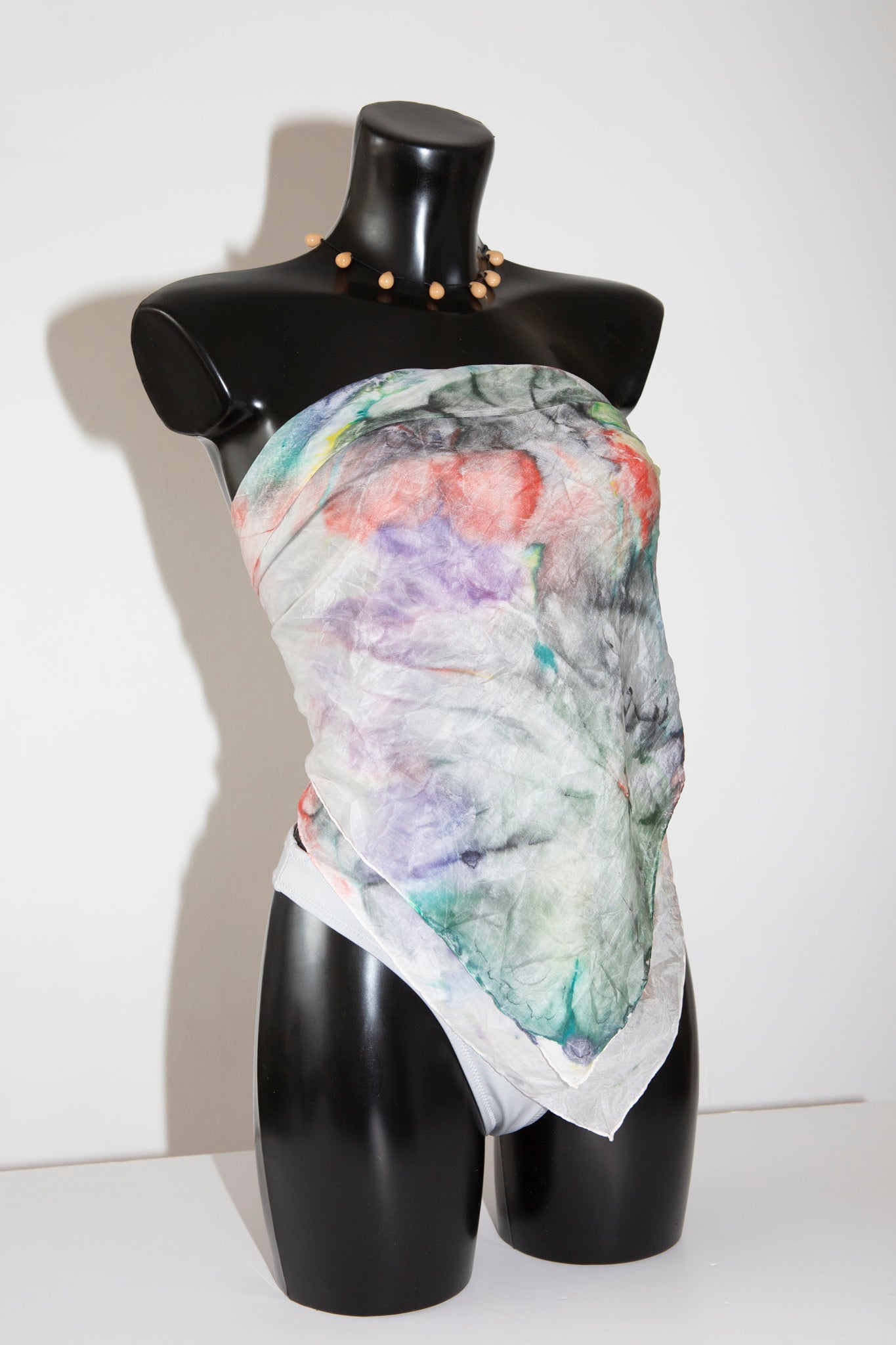 Tie Dye Silk Scarf