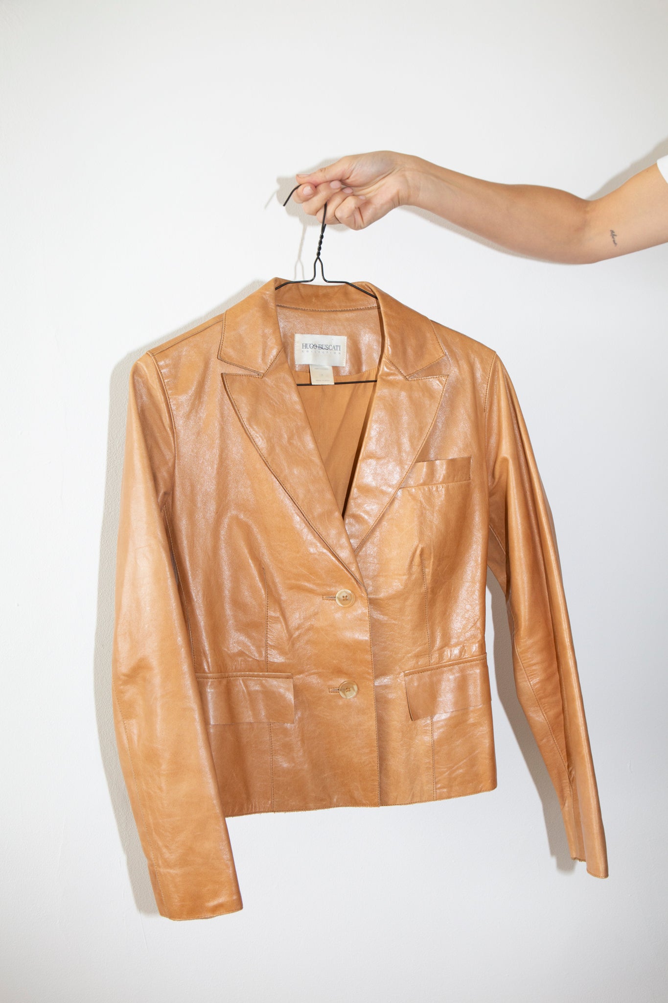 Leather Blazer