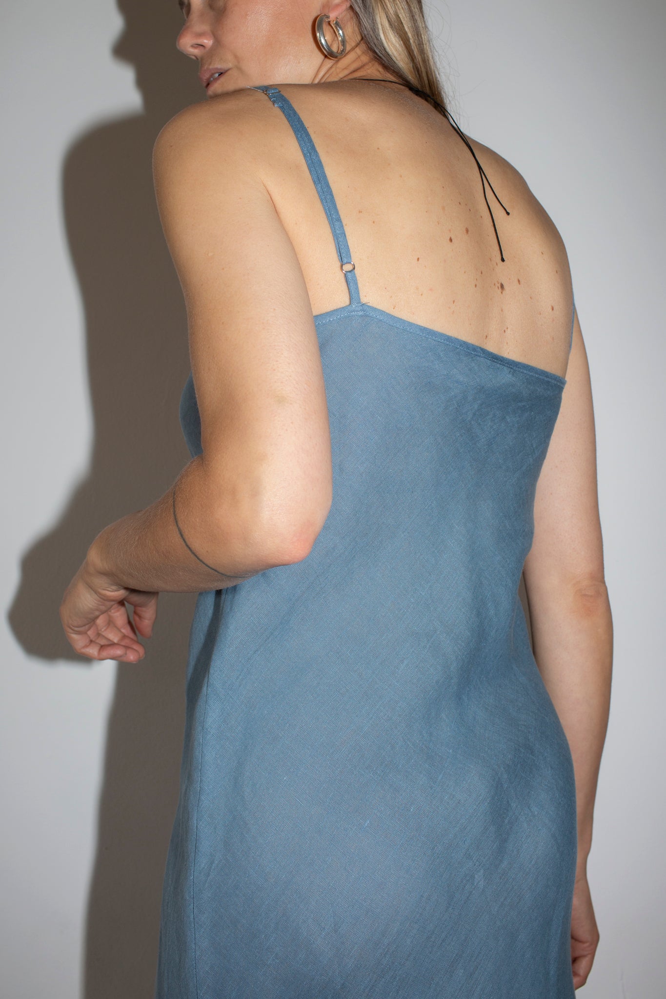 Baserange Truss Blue Dydine Slip Dress