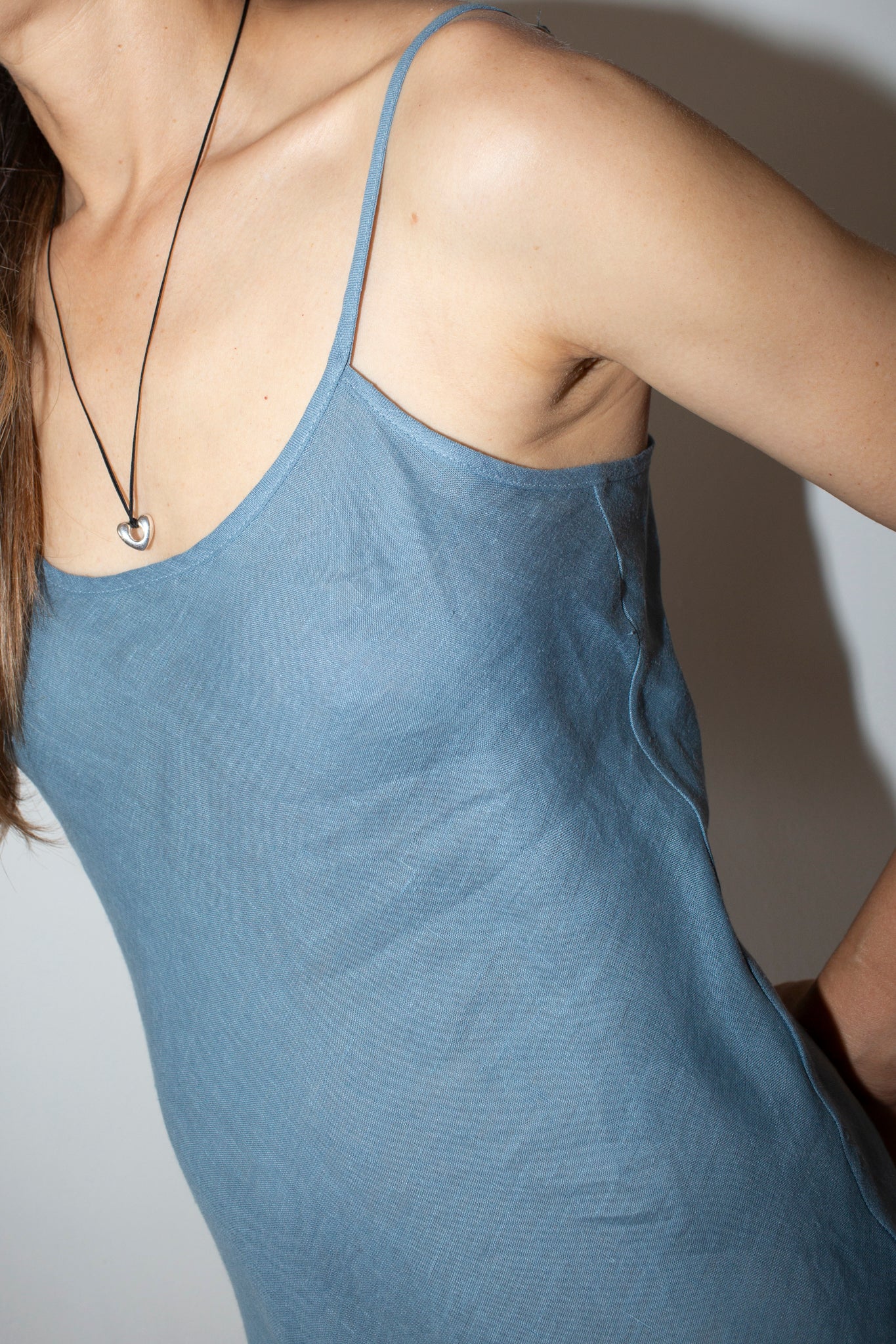 Baserange Truss Blue Dydine Slip Dress