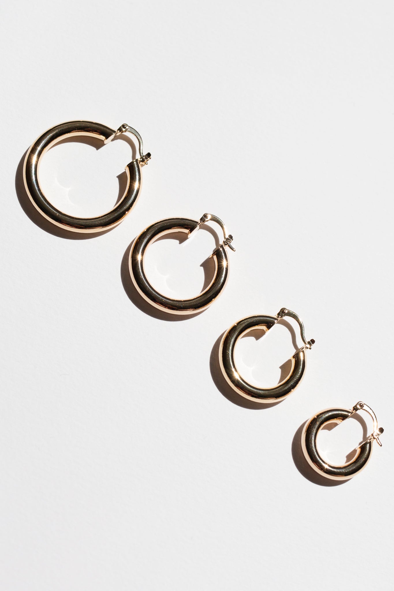 Gold Plated XXS Stacey Hoops