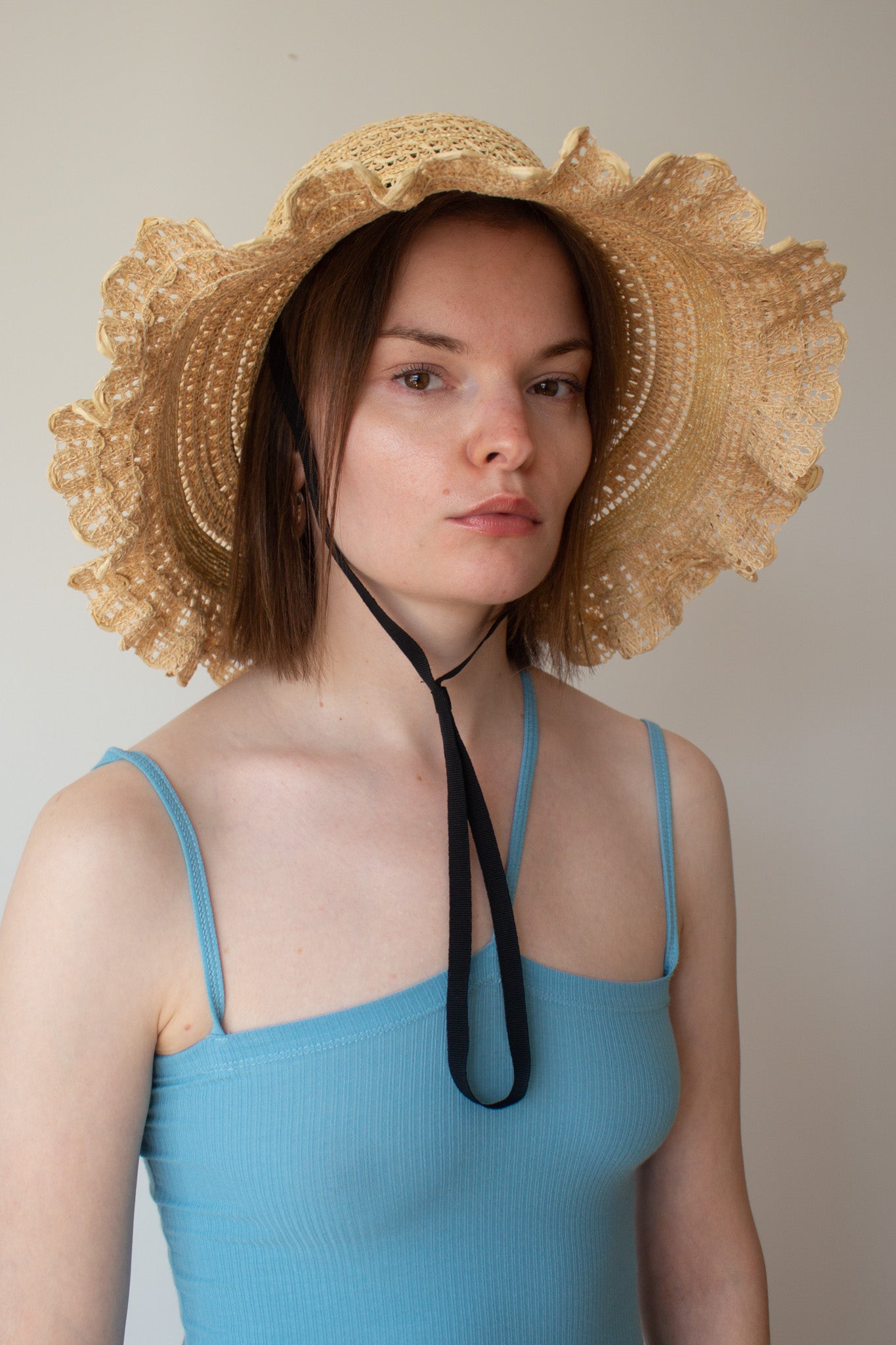 100% Straw Sunhat - Handmade Italy