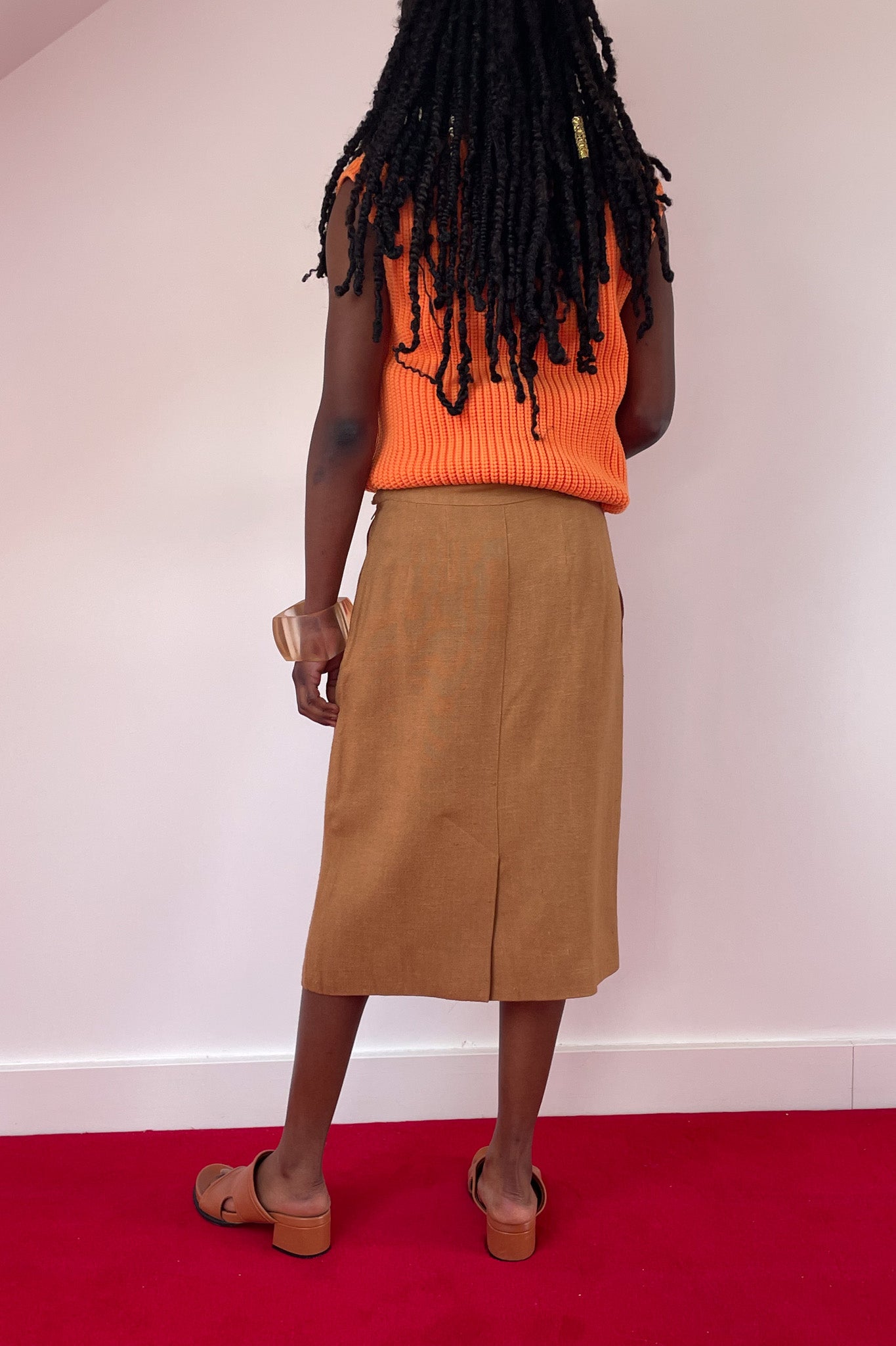 Hermès Linen Skirt
