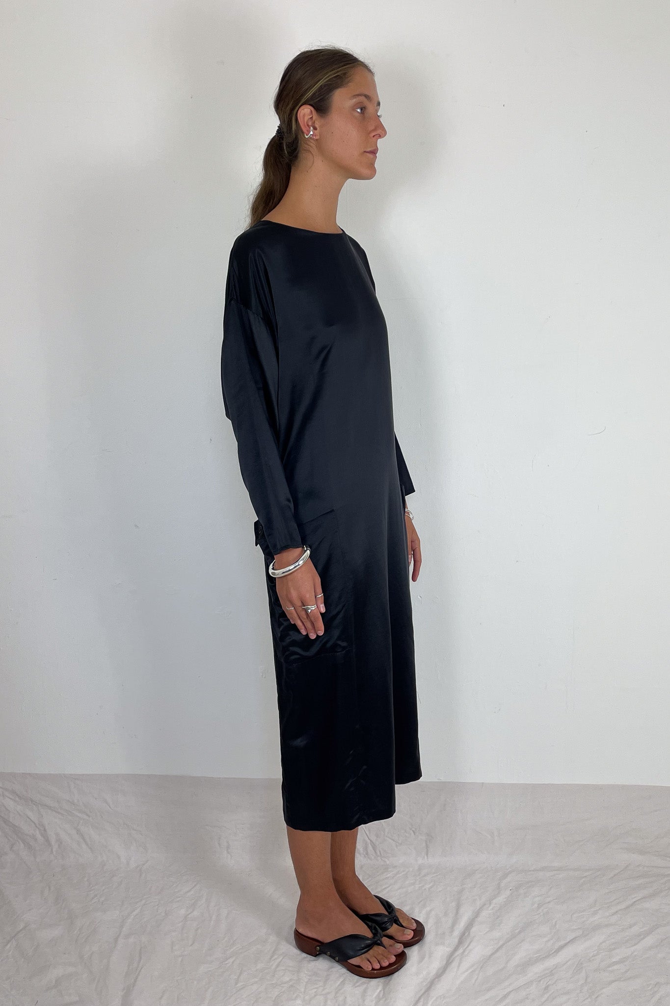 Cerruti Silk Mid Length Dress