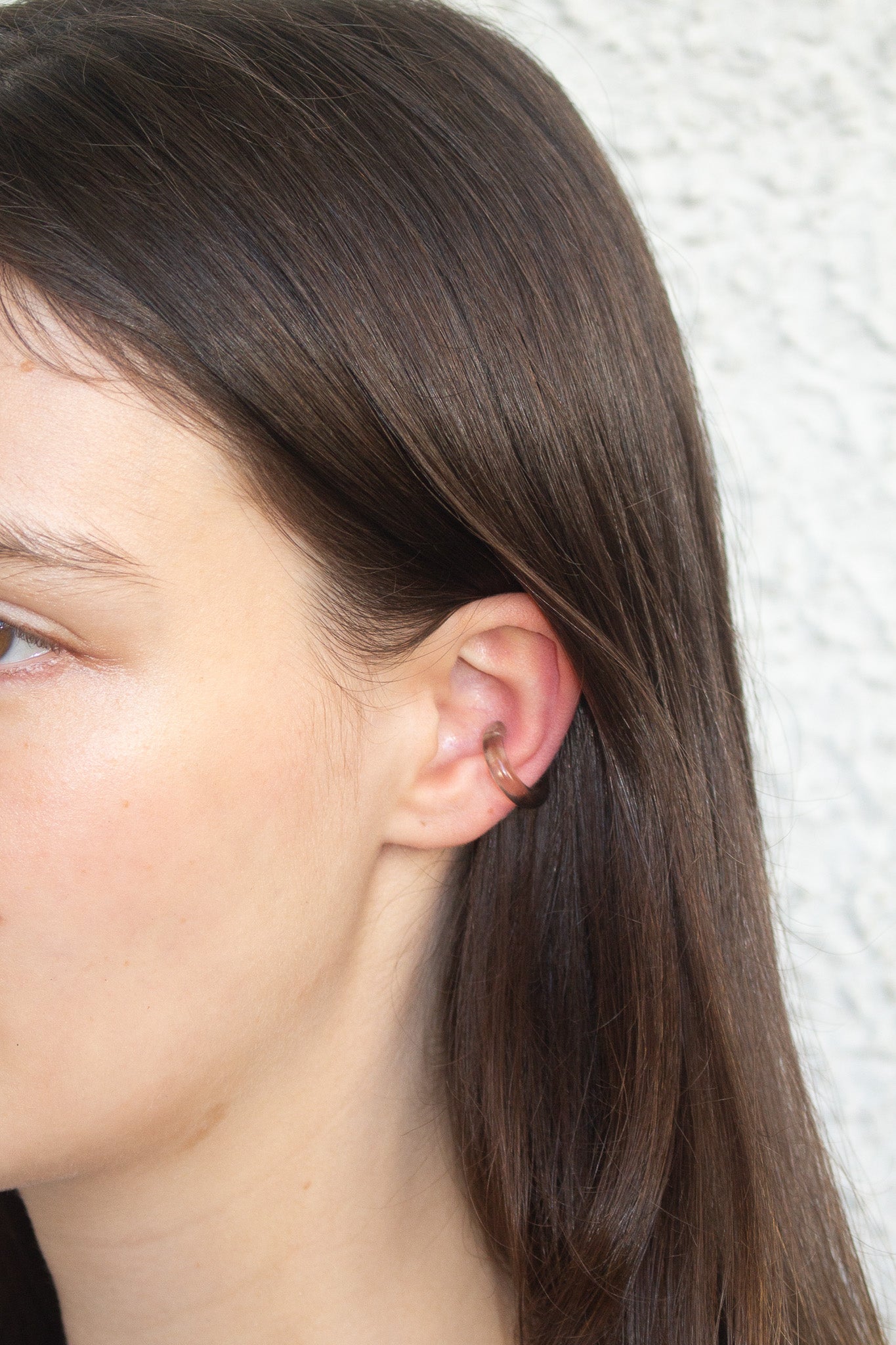 Saskia Diez Smokey Quartz Bold Earcuff