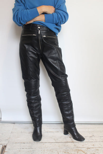 Leather Motorcycle Trousers