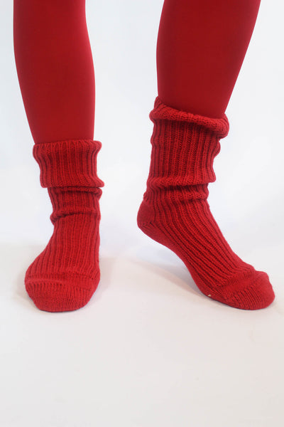 Baserange Red Mea Socks