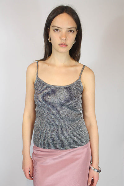 Lamé Knitted Cami