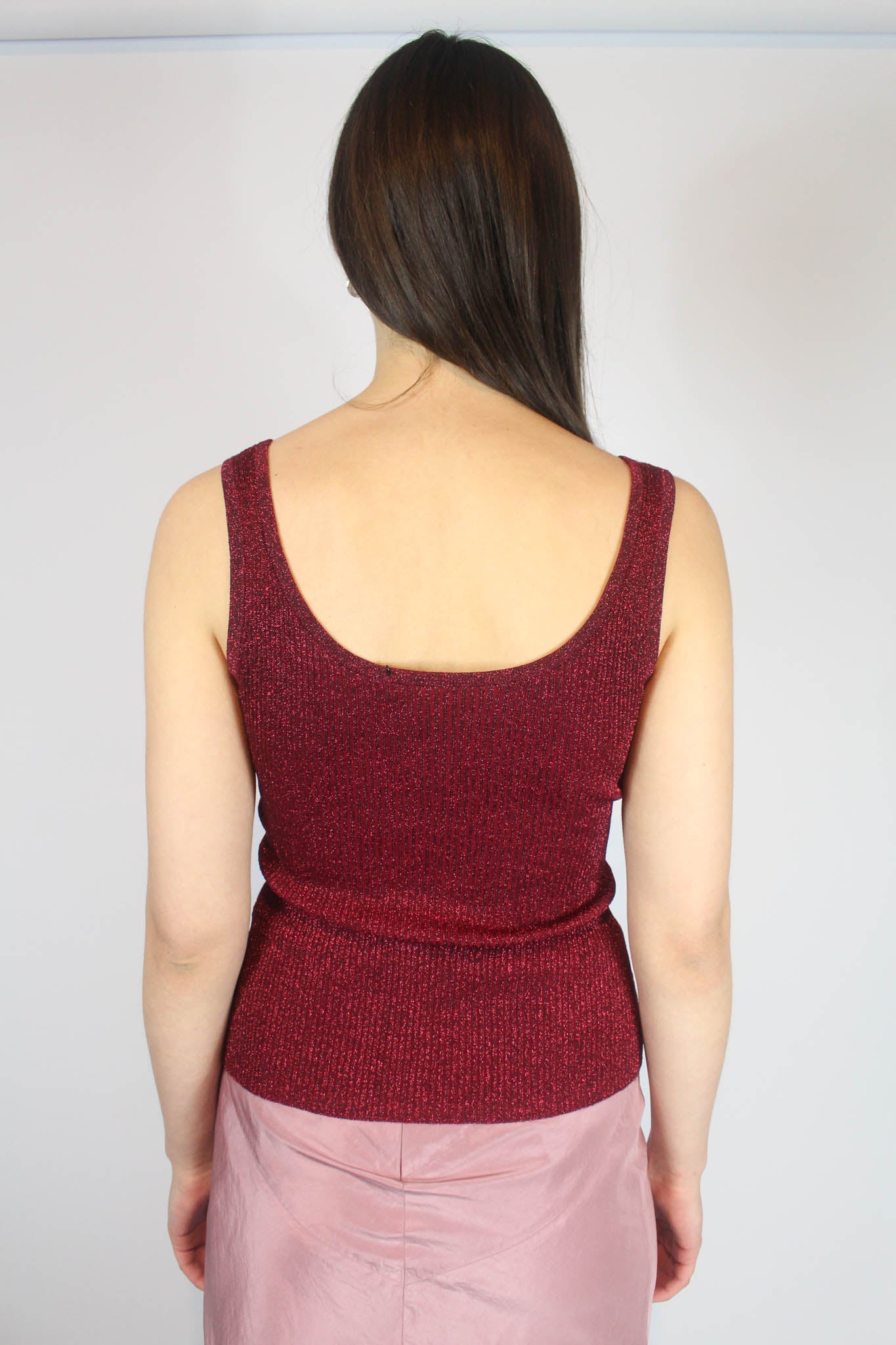 Lamé Knitted Vest