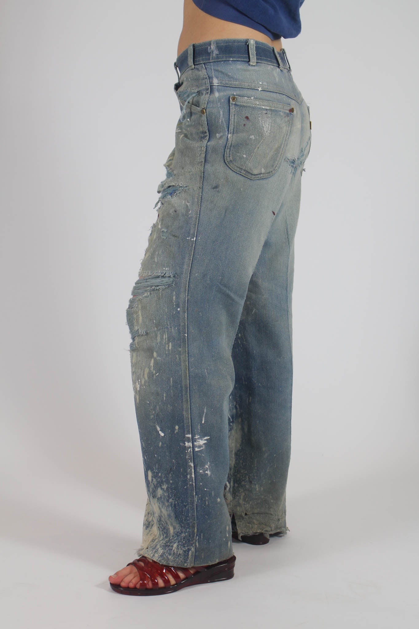 ARCHIVE SALE ITEM Distressed Levi Baggy Jeans