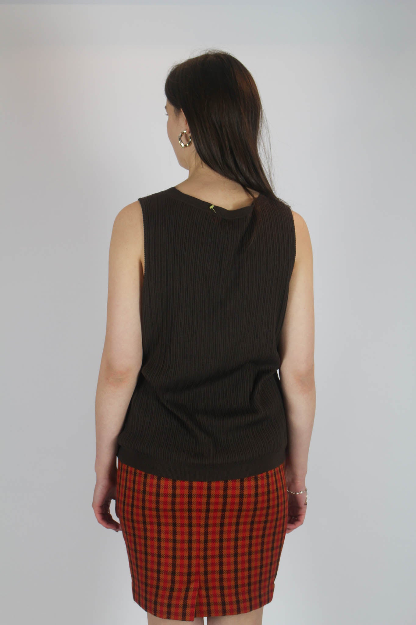 ARCHIVE SALE ITEM Beaded Brown Tank