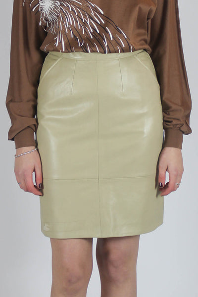 ARCHIVE SALE ITEM Leather Pencil Skirt