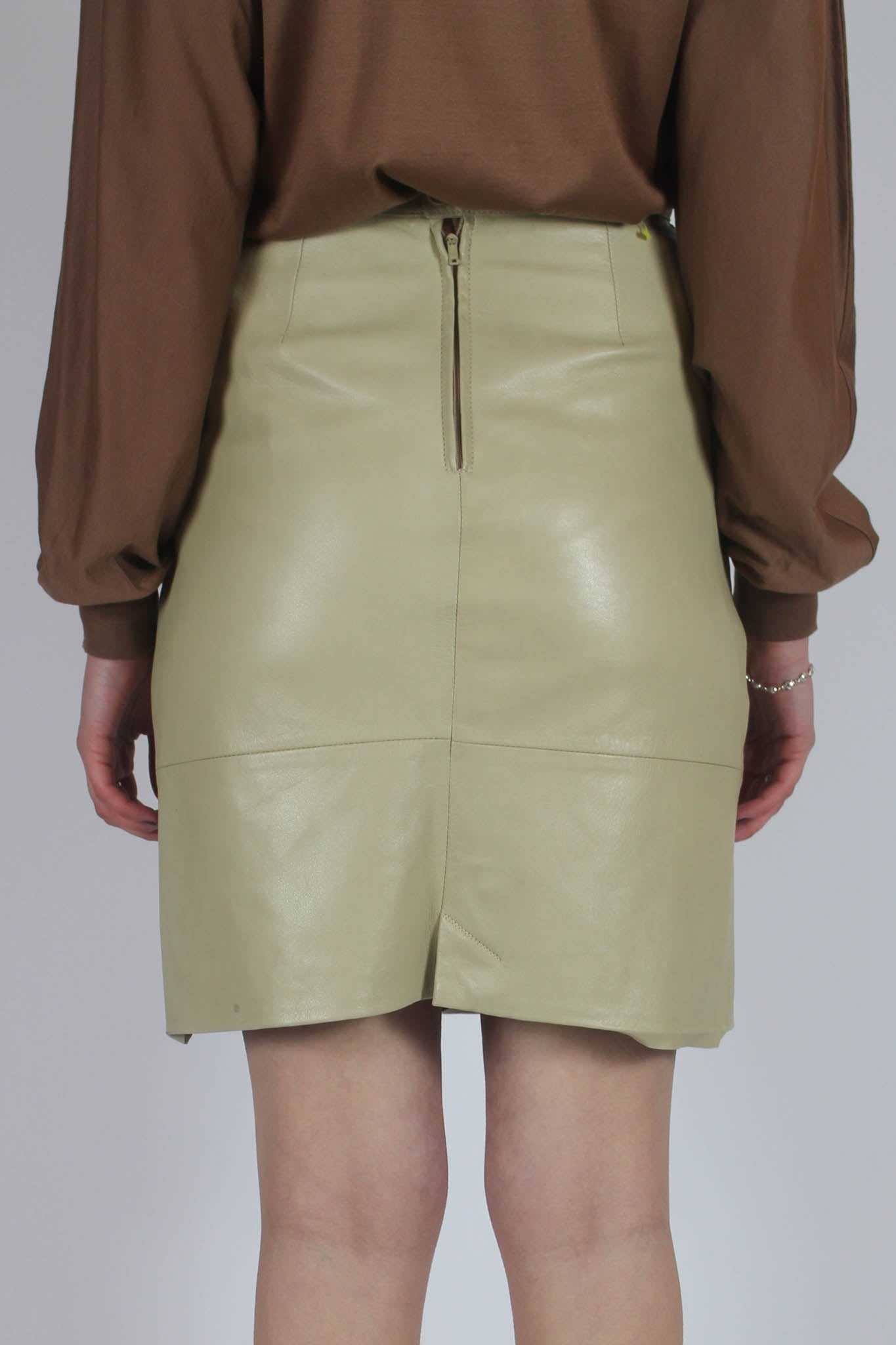 ARCHIVE SALE ITEM Leather Pencil Skirt