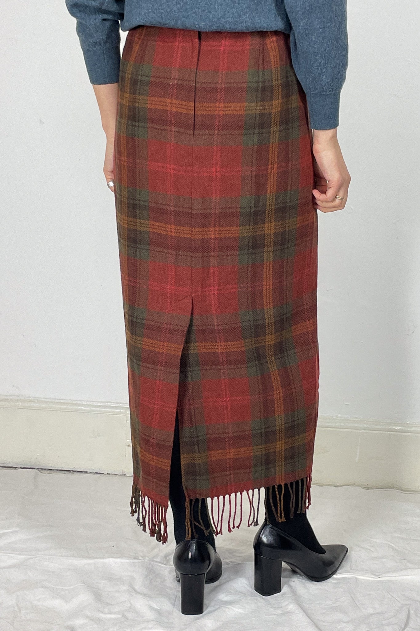 Tartan Blanket Skirt