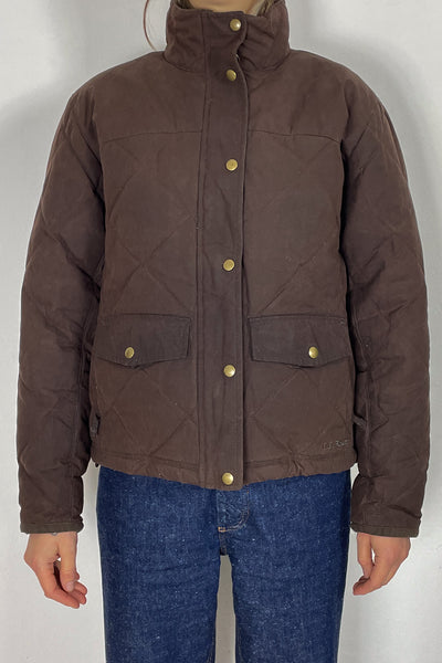 LL Bean Wax Quilted Jacket