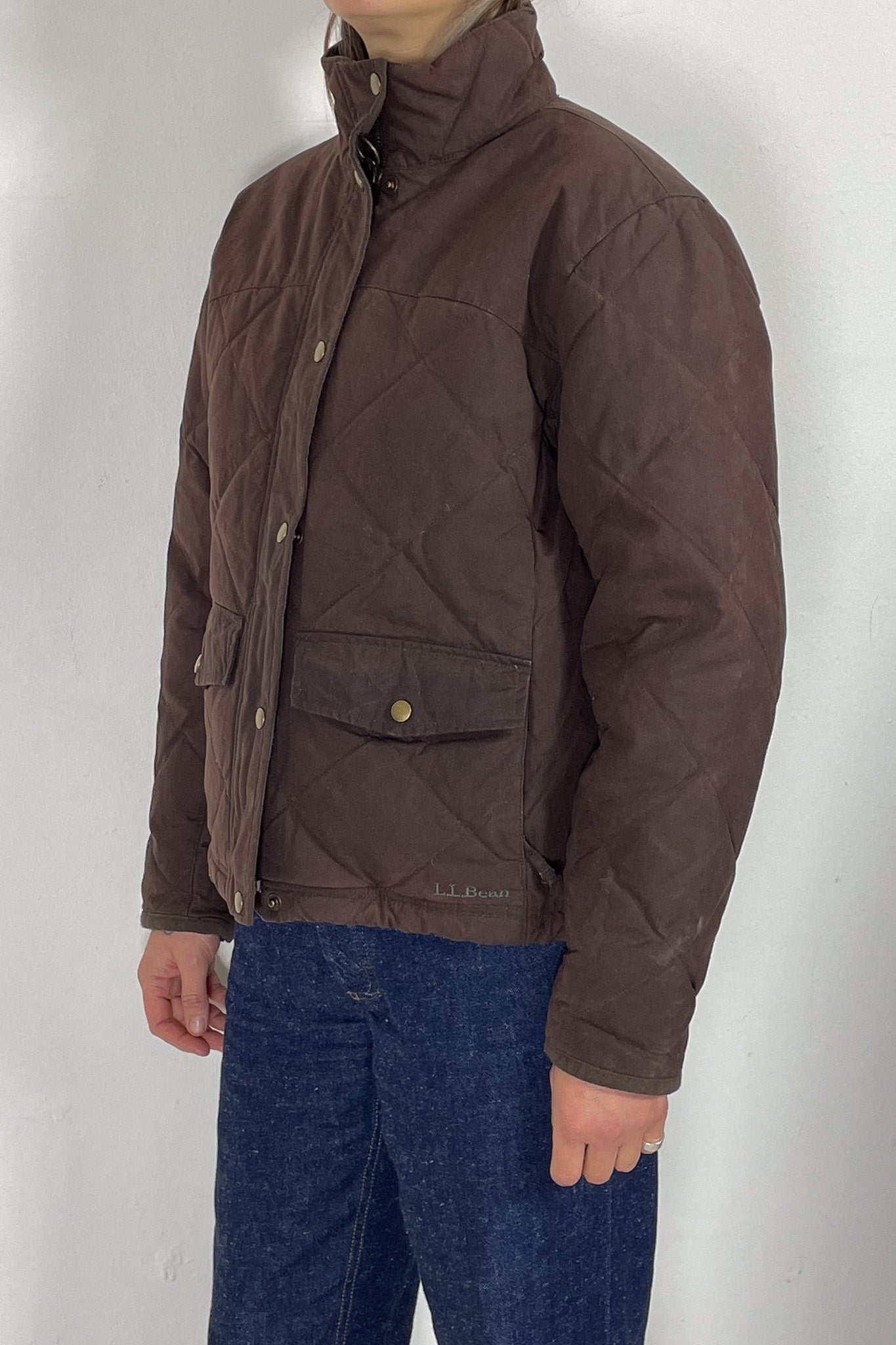 LL Bean Wax Quilted Jacket