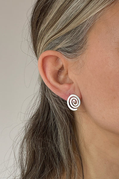 Swirl Stud Earrings