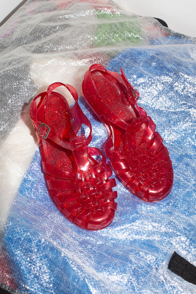 PRE ORDER - Plasticana Sunchanvre Sandal Rouge