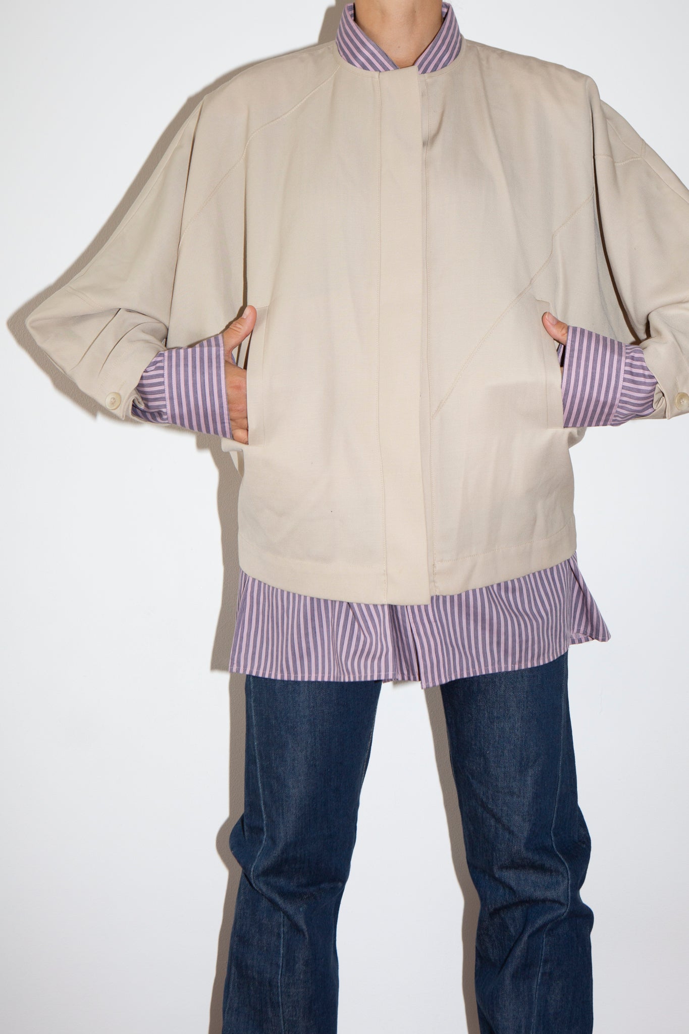 Krizia Poi Wool Bomber
