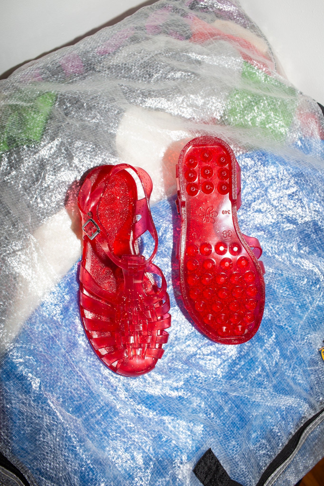 PRE ORDER - Plasticana Sunchanvre Sandal Rouge