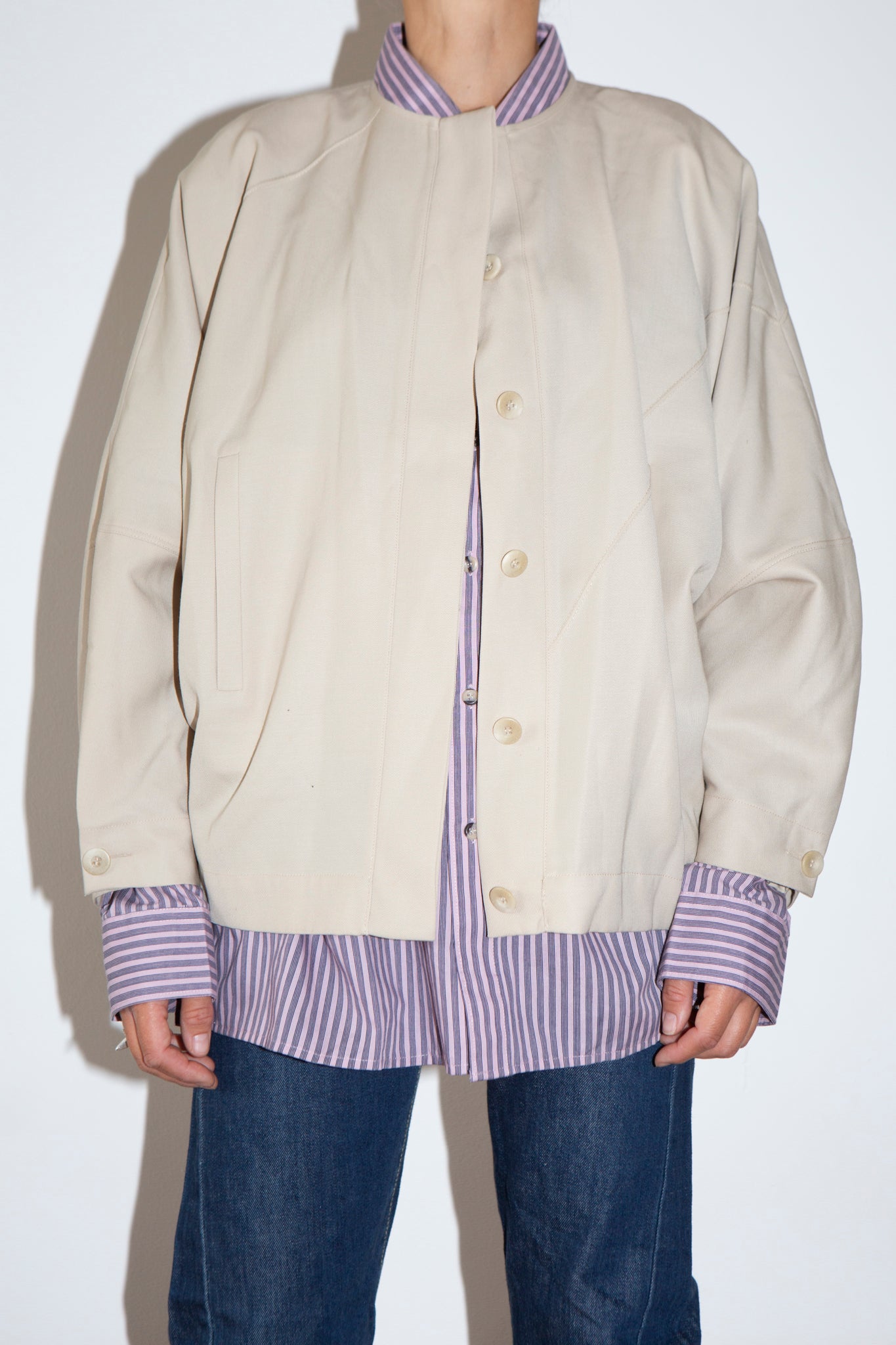 Krizia Poi Wool Bomber
