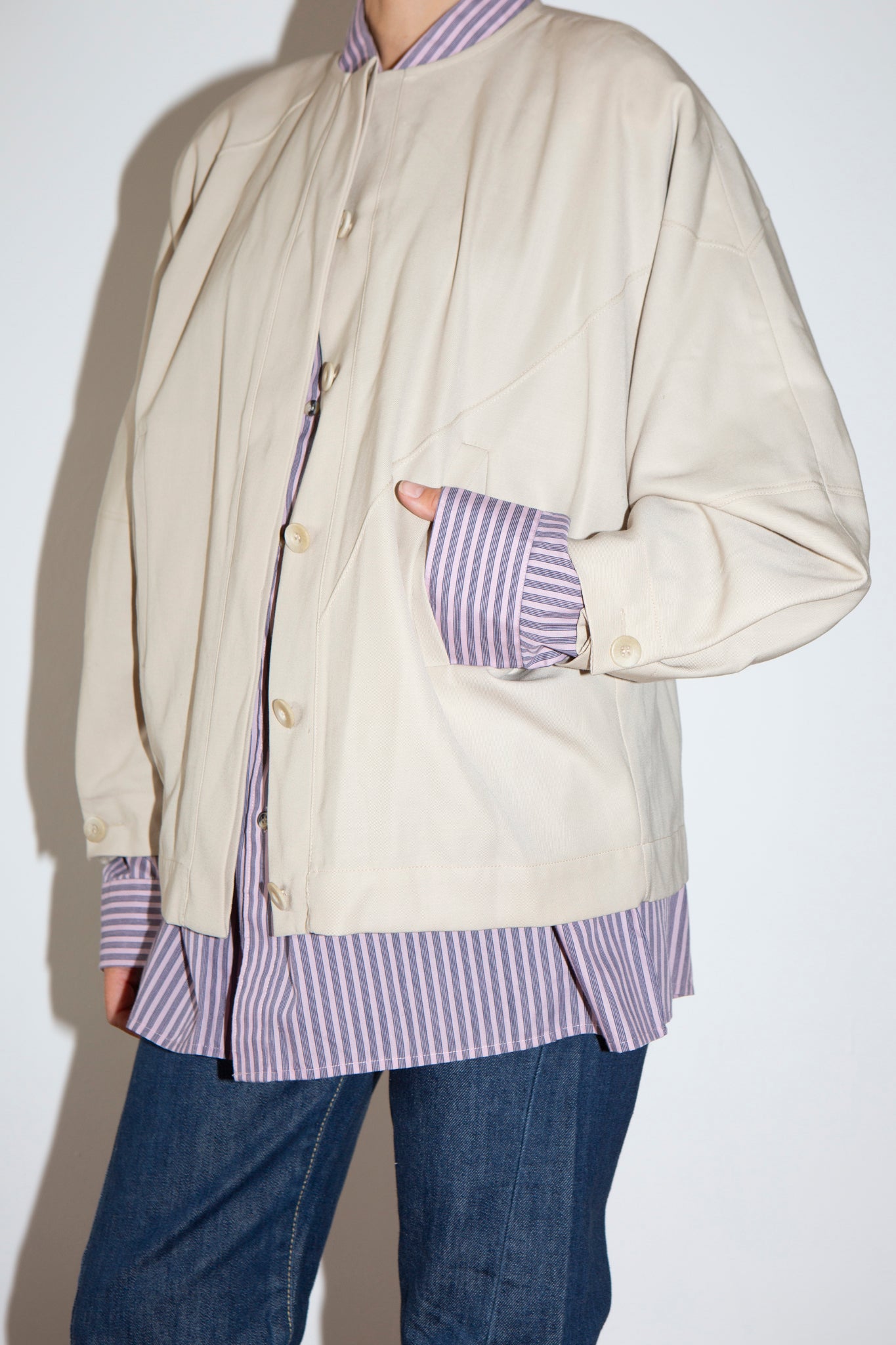 Krizia Poi Wool Bomber