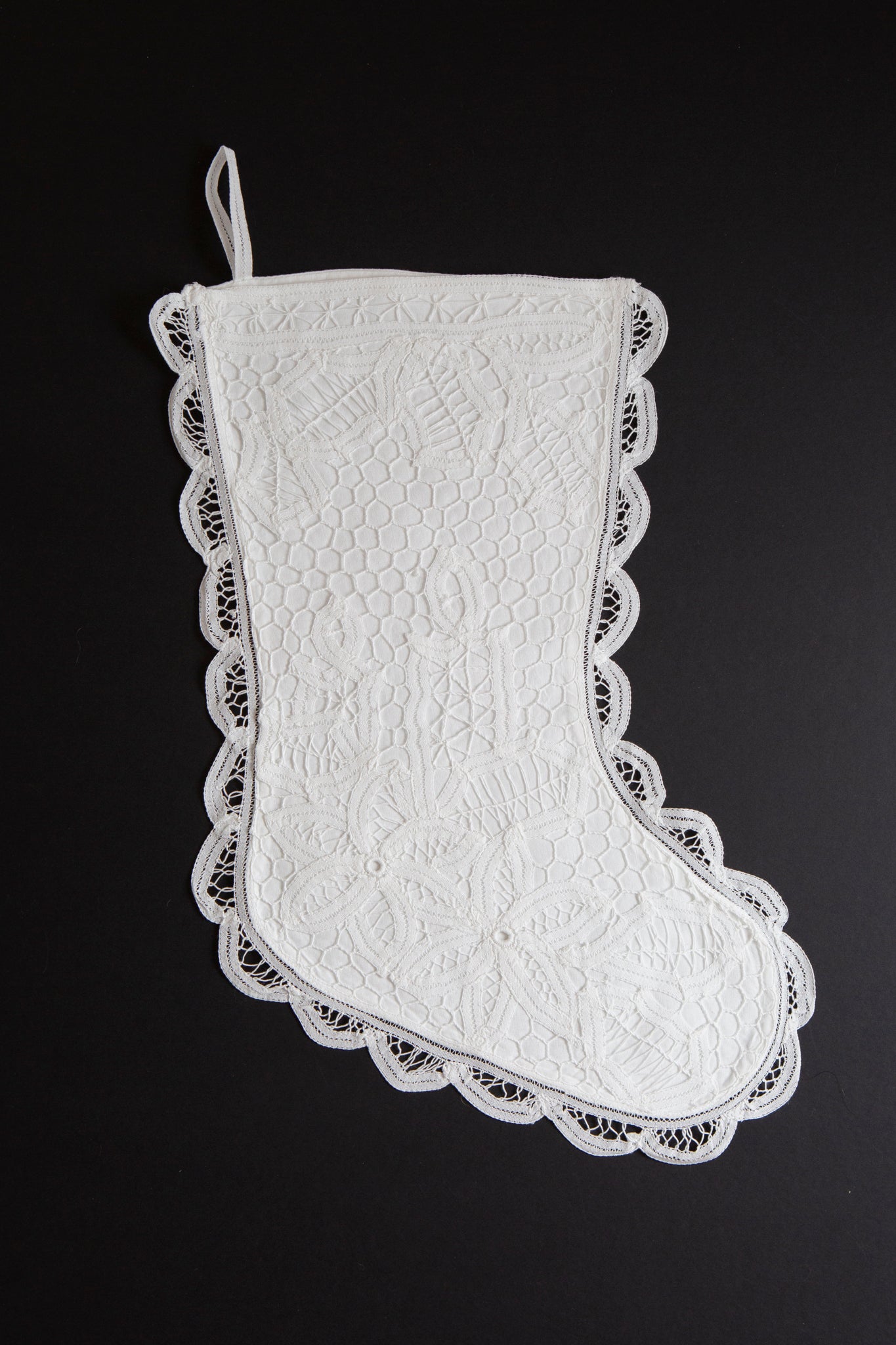 Lace Christmas Stocking