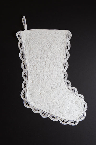 Lace Christmas Stocking