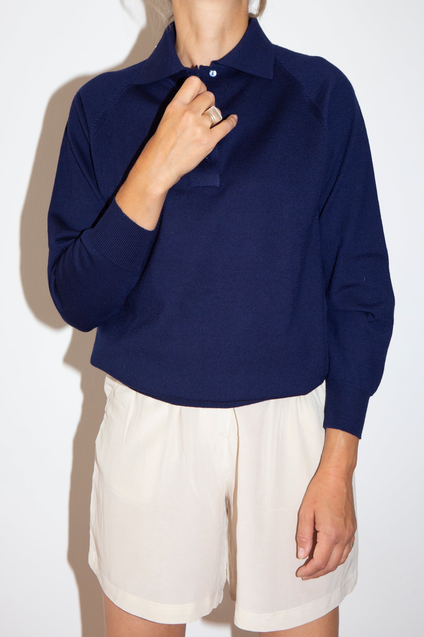 Italian Deadstock Fine Wool Polo