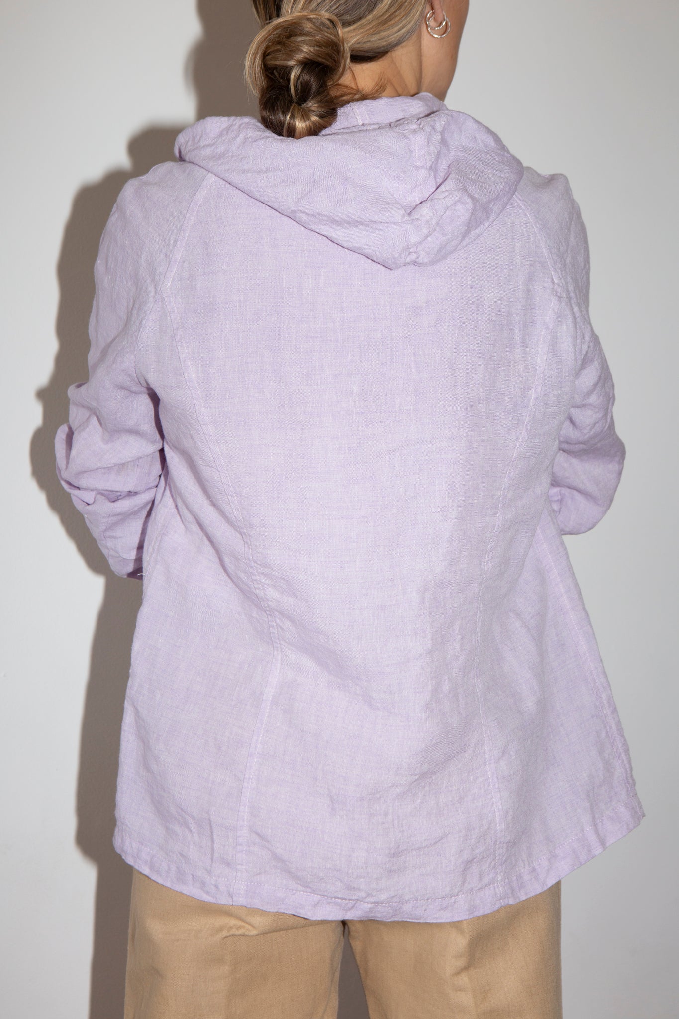 Linen Hooded Jacket