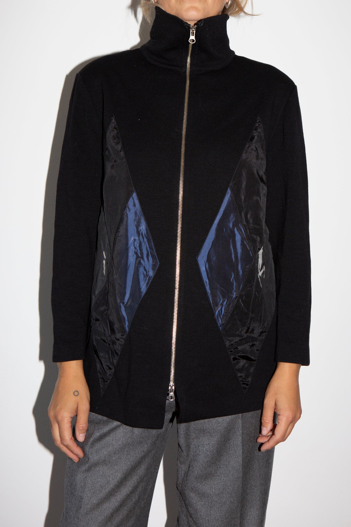 Wool Funnel Neck