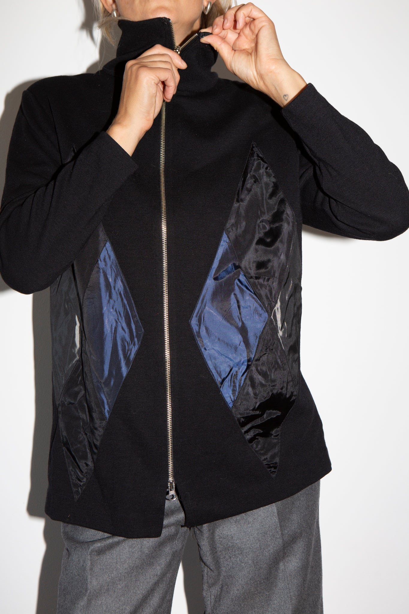 Wool Funnel Neck