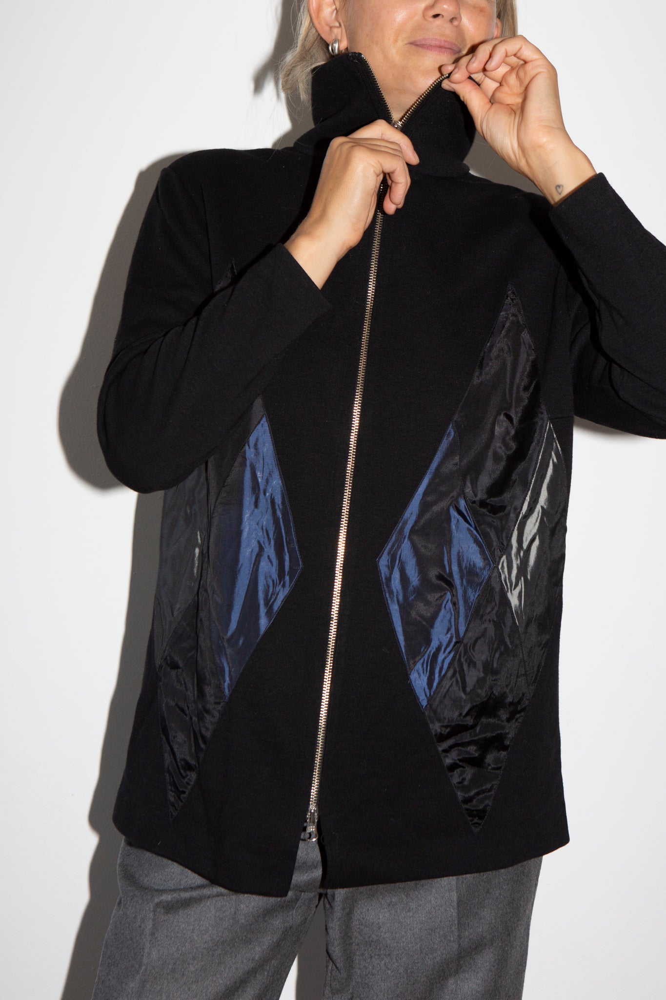 Wool Funnel Neck