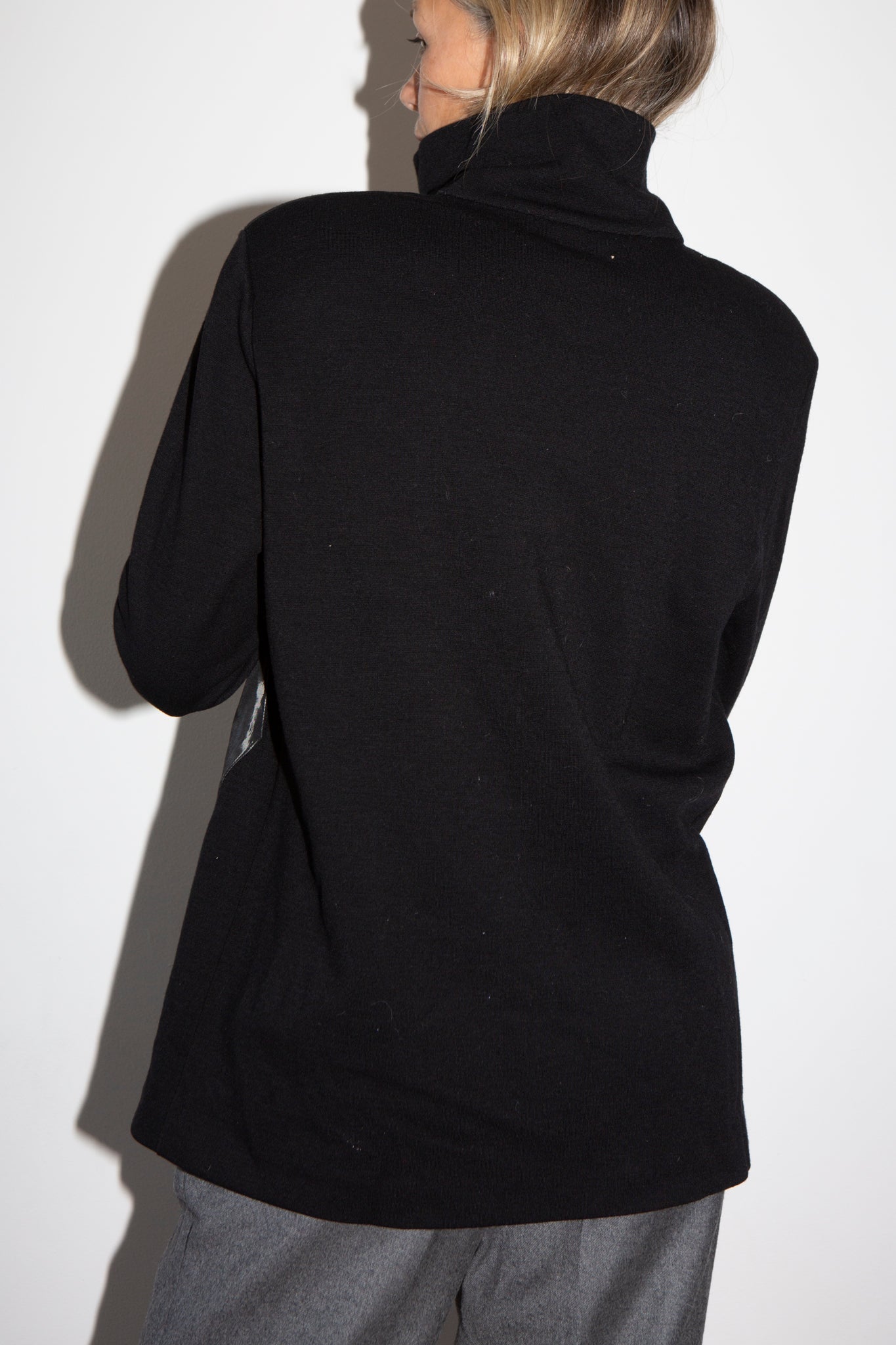 Wool Funnel Neck