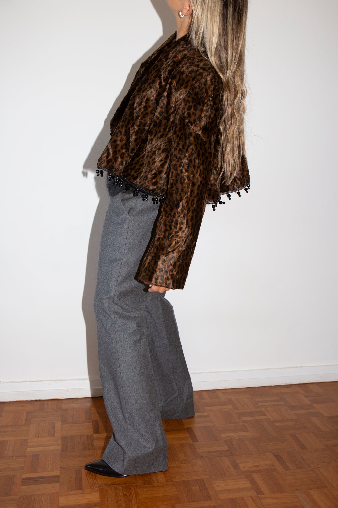 Leopard Swing Coat