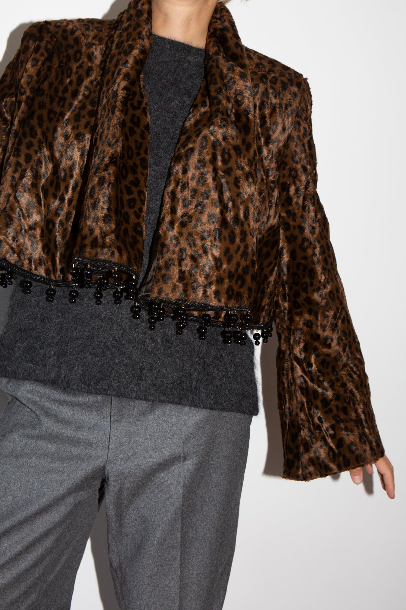 Leopard Swing Coat