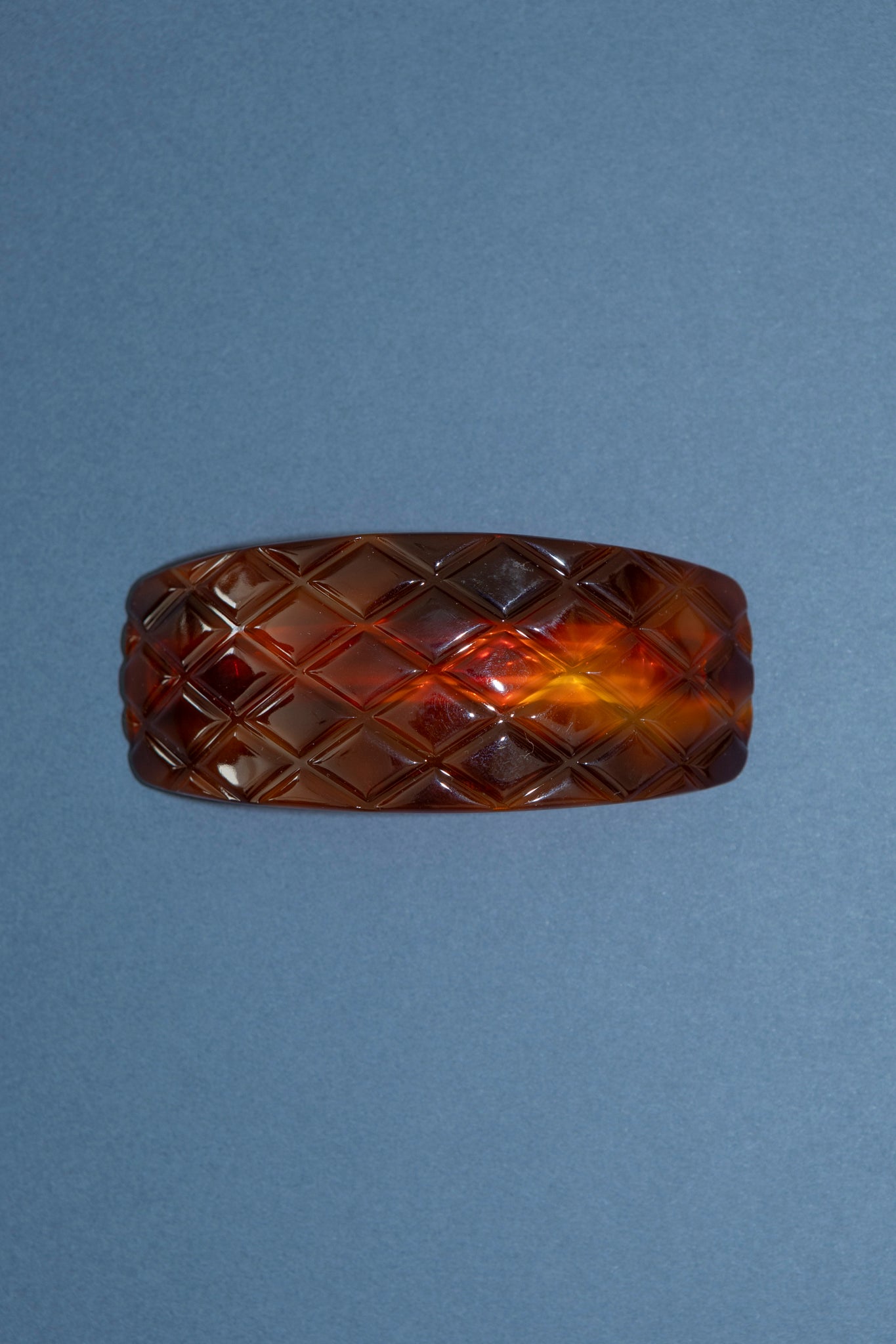 Tortoiseshell Quilted Barrette